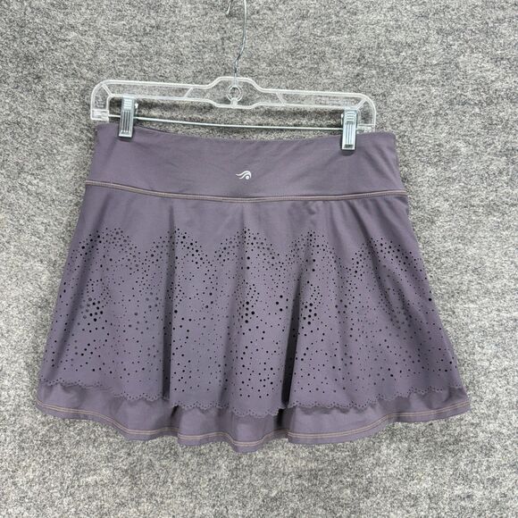 Ideology Skort Women M Medium Gray Mini Short Lined Pull On Mid Rise Casual - Picture 2 of 7